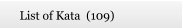 List of Kata  (109)